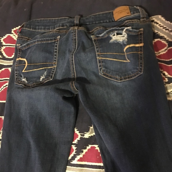 American Eagle Ripped Skinny Jean Jeggings - Picture 6 of 7